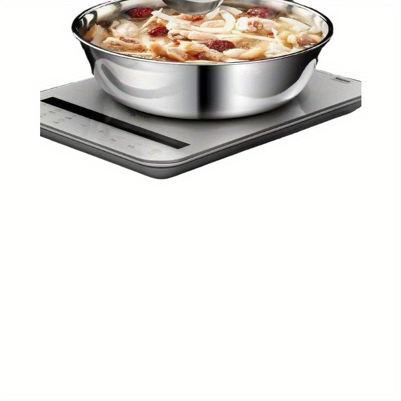 Rust-Resistant Stainless Steel Kitchen Basin with Multifunctional Design - Ideal for Soup, Hot Pot, and Batter Mixing