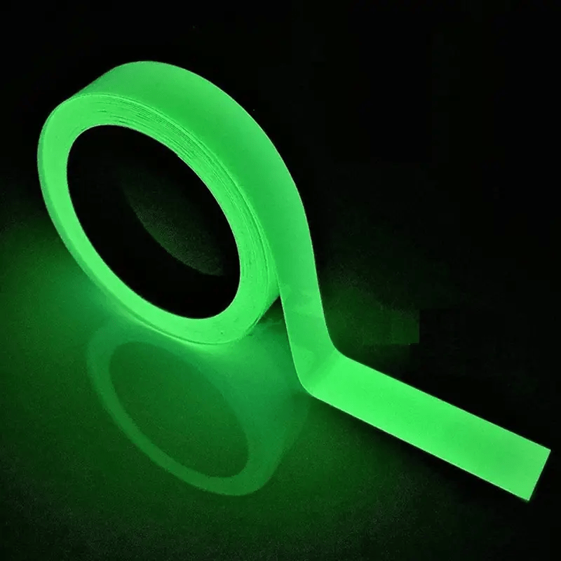 Long-lasting fluorescent tape for outdoor sports, night decorations, and home marking.