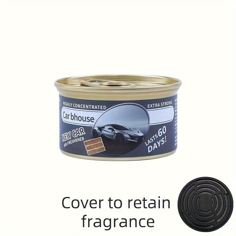 Wood car air freshener with long-lasting fragrance, versatile use for car, home, office, bathroom, and bedroom, no need to plug in, lasts 60 days.