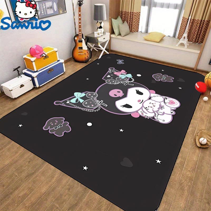 1pc, Corridors - Sanrio Soft Non-Slip Mat made of 100% Polyester, Perfect for Bedrooms and Entryways