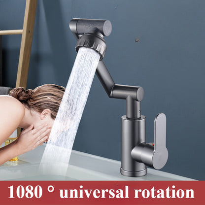 Zhaocaimao robotic arm faucet, versatile, adjustable, and splash-proof for various household use.