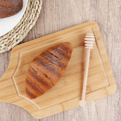 Wooden Honey Mixing Stirrers - Set of 1 Piece or 4 Pieces, perfect for Honey Dipper Sticks, Honey Spoon Stirrers. Great for Home, Kitchen, Party, and Wedding celebrations.