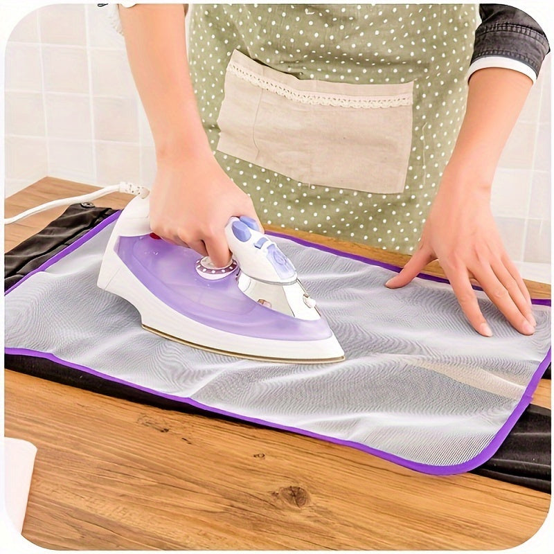 Protect your delicate garments with the Ironing Mesh Pressing Pad Cloth. This heat-resistant guard requires no electricity and provides safe fabric protection for at-home use.