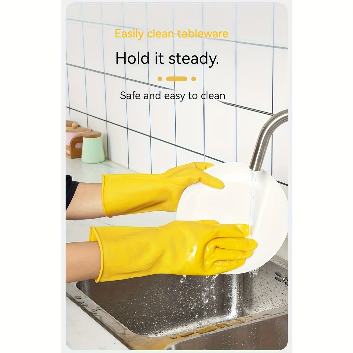 Introducing our versatile set of 8 silicone cleaning gloves! These gloves are waterproof, durable, and flexible, making them perfect for use in the kitchen, living room, bedroom, and outdoors. They are made from lead-free materials and feature non-slip