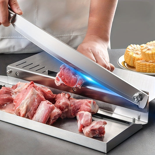 Stainless Steel Chef Knife perfect for slicing frozen meat, deboning chicken, duck, and fish, and using as a commercial spatula.