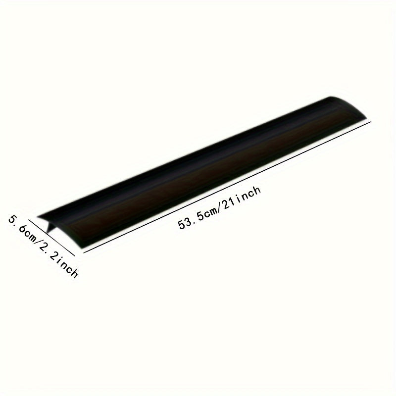 Protect your kitchen countertop, stove, and oven with this 2-pack of black silicone gap covers. These heat resistant seal strips are easy to clean and recommended for appliance interfaces. Perfect for cooking, dining, and barbecue use.