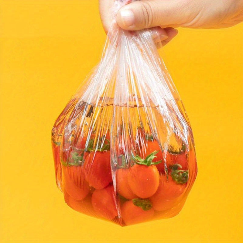 100 pieces of stretchable storage covers that are reusable and elastic. These covers are made of semi-transparent seal film and are perfect for preserving the freshness of food. They are an ideal substitute for aluminum foil and plastic wrap, perfect for