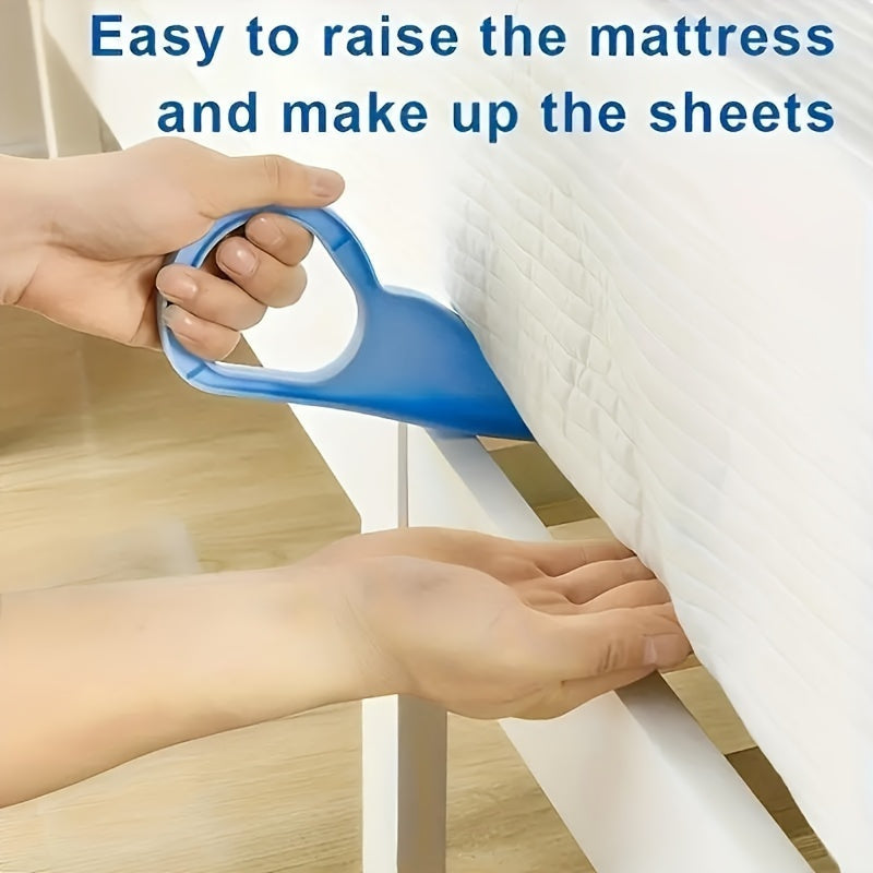 Effortlessly lift and tuck your sheets with the Easy-Glide Mattress Lifter Tool. Perfect for home and hotel use, available in multiple colors.