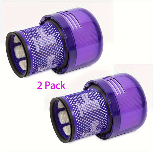 Get 2 replacement filters for your Dyson V11 Animal Vacuum that are compatible with Cordless V11, Torque Drive, and V15 models, designed to improve suction power and performance.