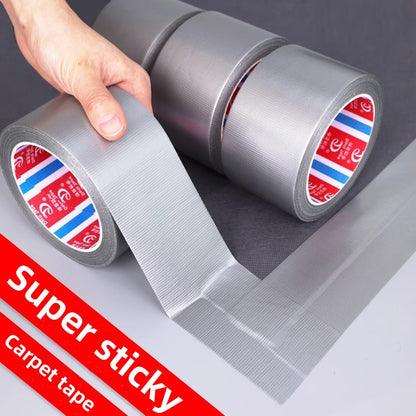 Waterproof duct tape for versatile use on walls, plastics, glass, wood, and metal. Ideal for DIY home decor and office projects. Comes in 10/20m rolls.