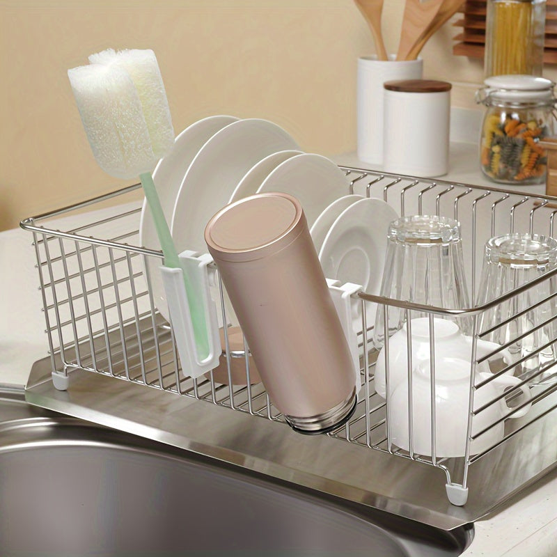 Multipurpose Plastic Drain Rack - Hanging Organizer for Cups and Bottles, Kitchen Utensil Storage with Drainage, Environmentally Friendly, No Electricity Required