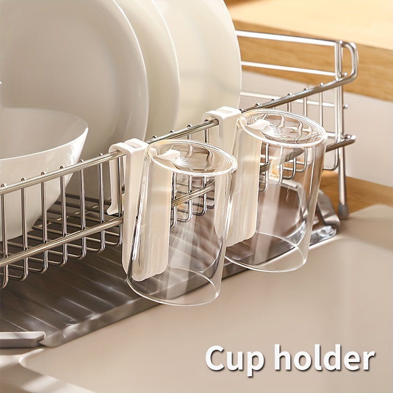 Multipurpose Plastic Drain Rack - Hanging Organizer for Cups and Bottles, Kitchen Utensil Storage with Drainage, Environmentally Friendly, No Electricity Required