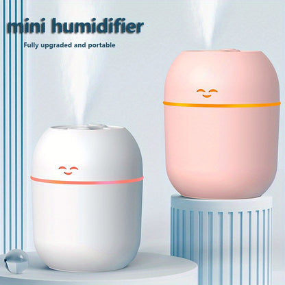 DYFDYF Portable Humidifier, Facial Steam & Aromatherapy Atomizer, USB Powered, Multi-Use in Home, Car, & Various Rooms, Plastic Material