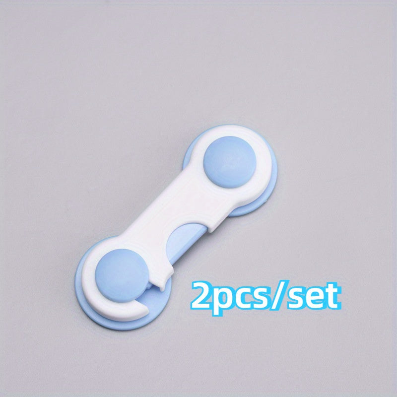 2-4 pieces of Child Safety Protector Set with Multi-functional Child Safety Locks for Cupboards, Cabinets, and Drawers