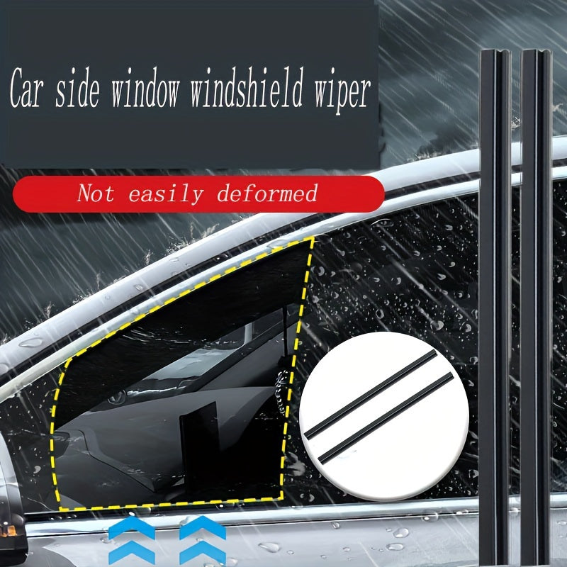 Universal 2-Pack Car Side Window Wipers with Boneless Design for Enhanced Visibility