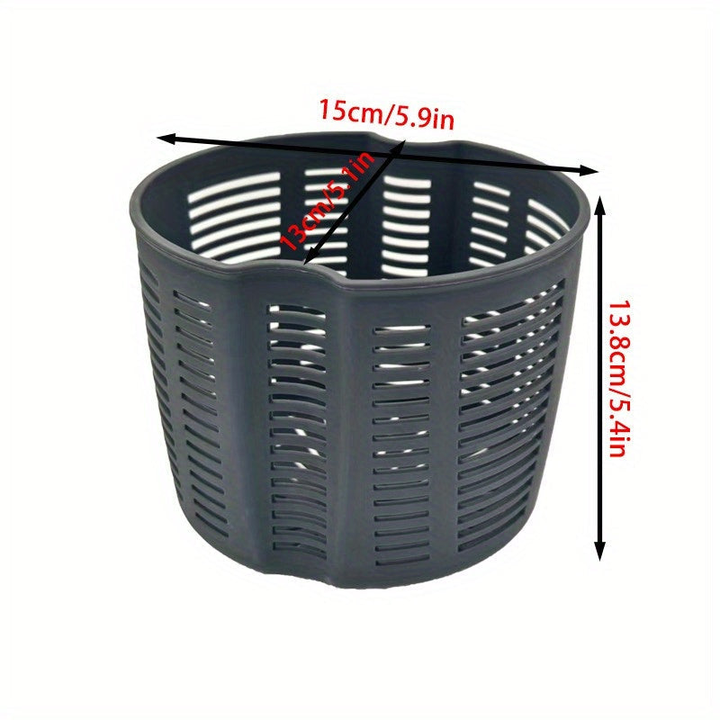 Water filter basket for Thermomix TM5/TM6, made of food-grade nylon material with a lid. Features an overflow prevention mesh pot for enhanced cooking and food preparation.