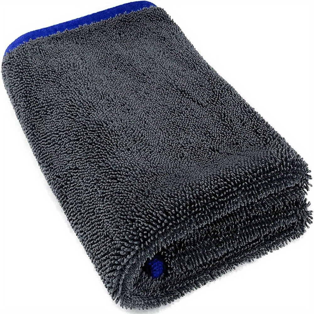 One Extra Large Car Drying Towel: Ultra-absorbent, soft, lint-free, quick-drying. Ideal for automotive cleaning. Dimensions: 60.96cm x 88.9cm, 600gsm Polyester.