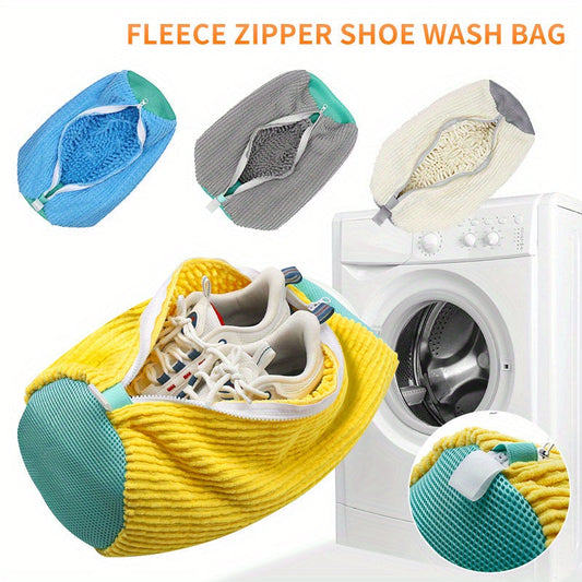 Premium Shoe Cleaning Bag with Soft Bristle Brush - Suitable for Sneakers & Sports Footwear, Reusable and Anti-Deformation