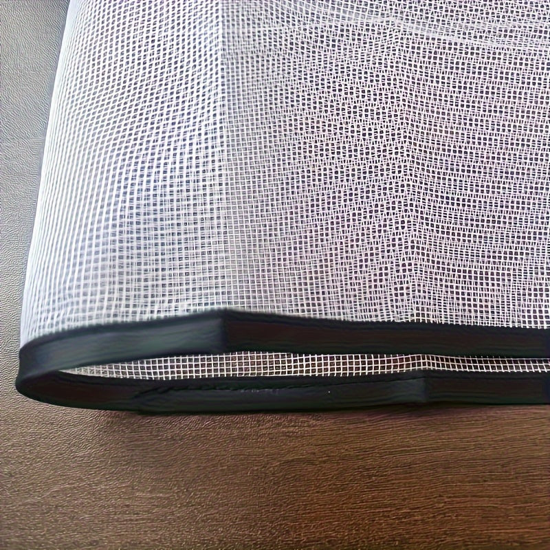 Premium Heat-Resistant Mesh Ironing Pad with Yellow Border - Provides Safe and Protective Barrier for Household Ironing, Fits All Ironing Boards, Easy to Store as Single Piece, Protects Clothing|Breathable Mesh Design Ensures Durability and Comfort in