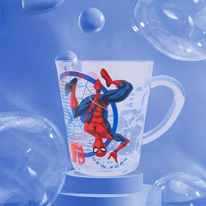 260mL Spiderman suv stakani, qiziqarli va portativ, ochiq havoda faoliyatlar va lagerda qolish uchun mukammal. Rojdestvo yoki tug'ilgan kun sovg'asi uchun ajoyib.