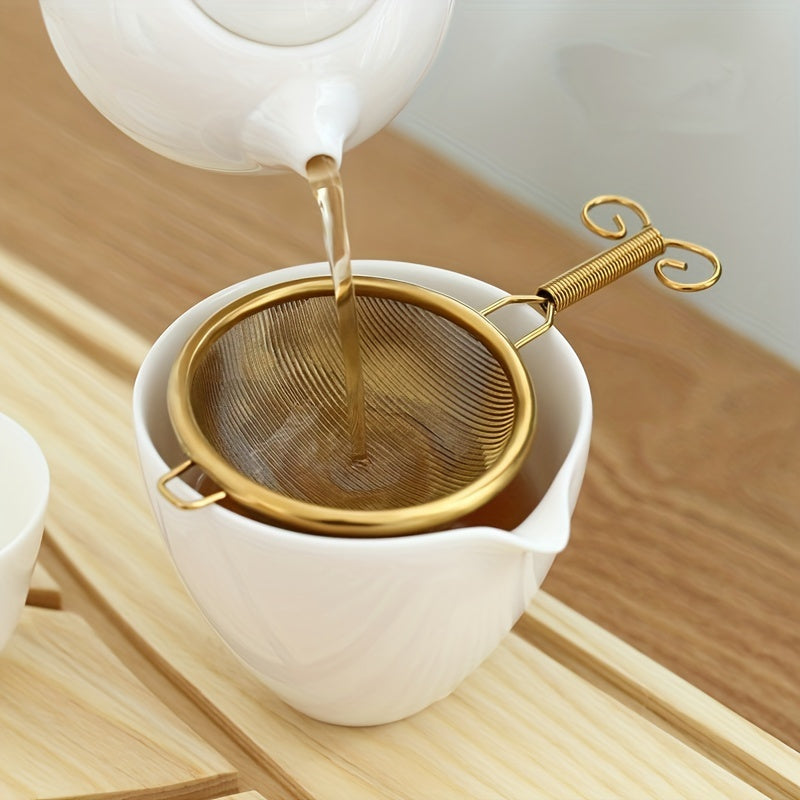 Metal Tea Filters, Stainless Steel Tea Leak Filter Mesh, Tea Set Accessories for Home Use on Tea Tables. Kitchen Tools and Supplies.