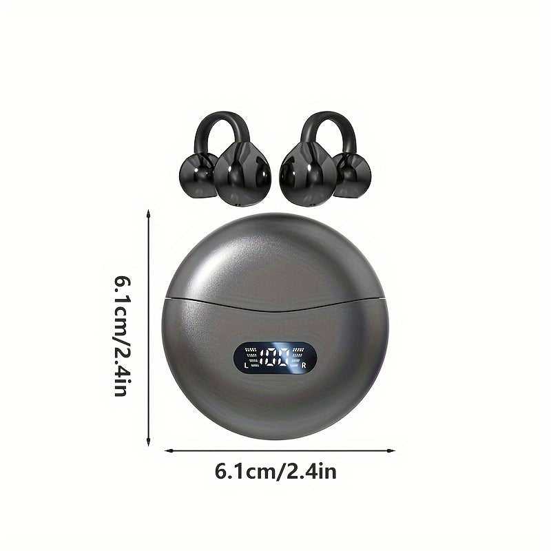 Wireless Hi-Res earbuds with LED display, HIFI sound, long battery life, wireless-compatible, and touch controls. Perfect for gaming, exercise, calls, and more.