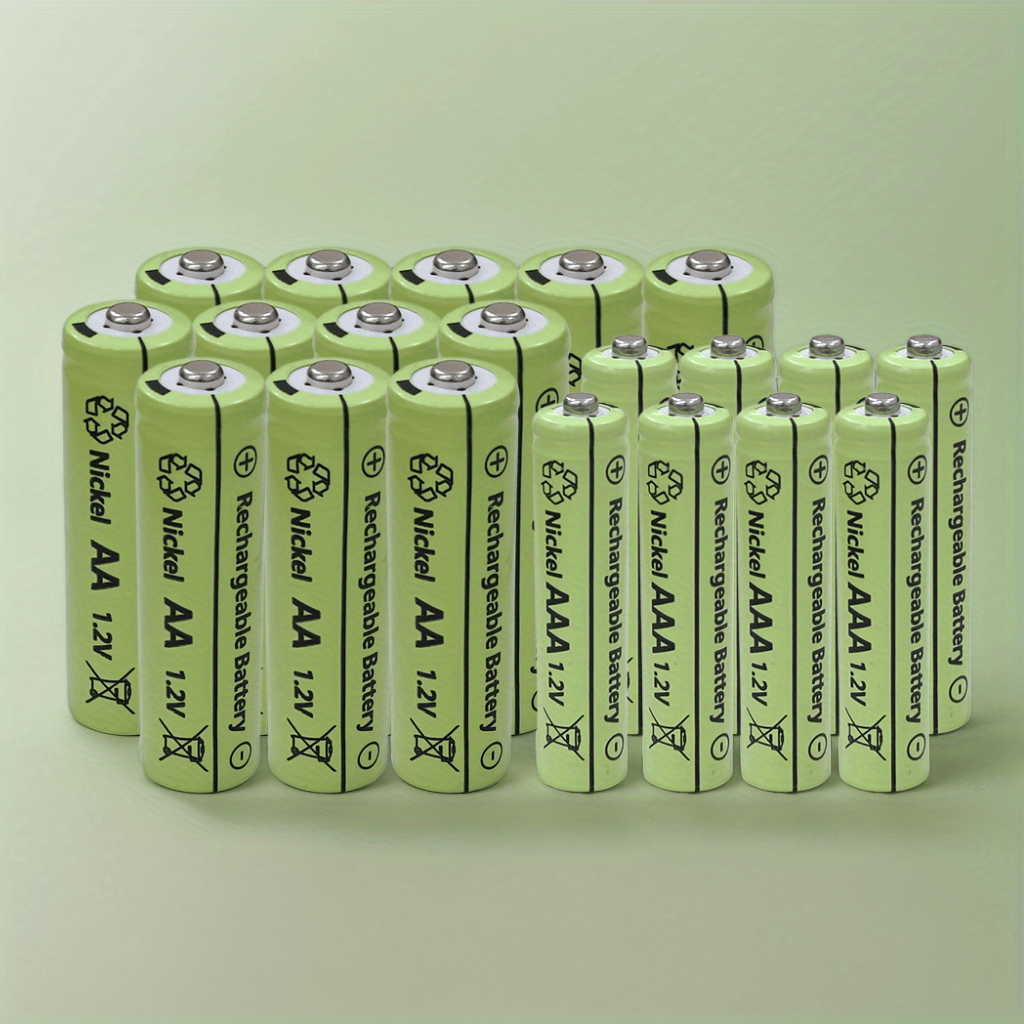 Rechargeable AA/AAA Batteries, 1.2V, High-Capacity for Digital Devices, Universal Compatibility