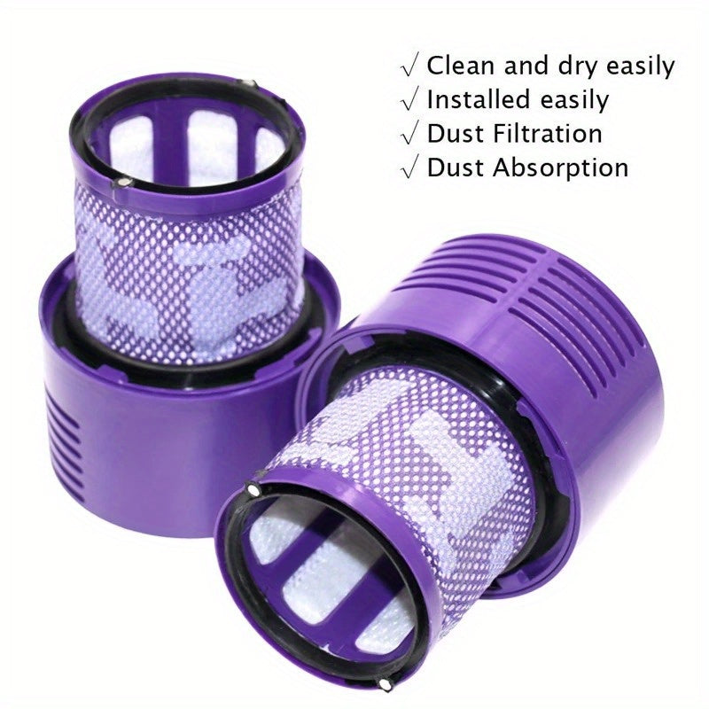 Replacements parts suitable for the Dyson V10 Robot Vacuum Cleaner, including washable HEPA filters.