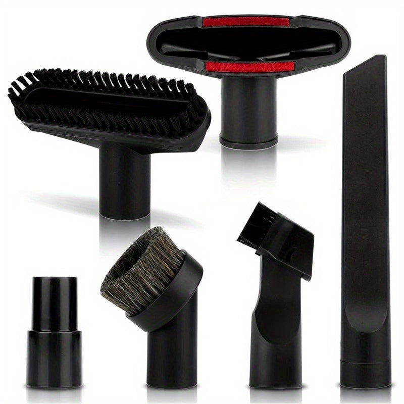 Vacuum Cleaner Accessory Kit - 6 pieces, 32mm Fit, with Additional Nozzles & Brushes for Improved Floor Cleaning