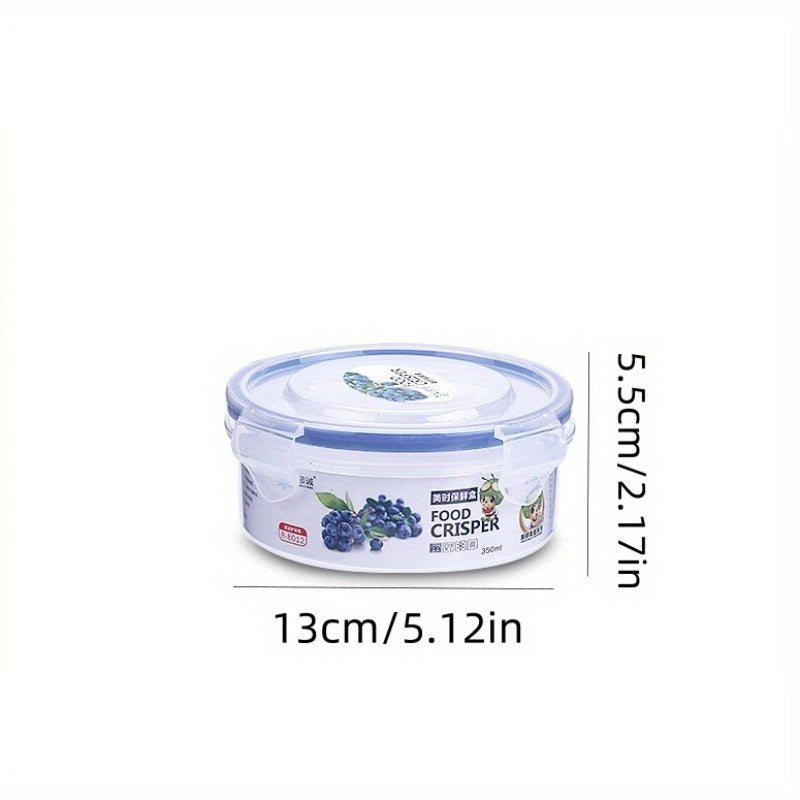 Set of kitchen storage containers with labels, marker pen, and lids. Microwave safe and airtight, perfect for meal prep and keeping food fresh.