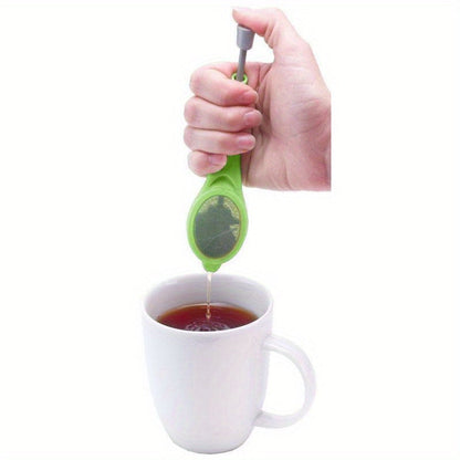 Innovative Total Tea Infuser - Metal Strainer with Stirring Handle for Loose Leaf Tea and Ground Coffee - Easy Measure and Steep Gadget