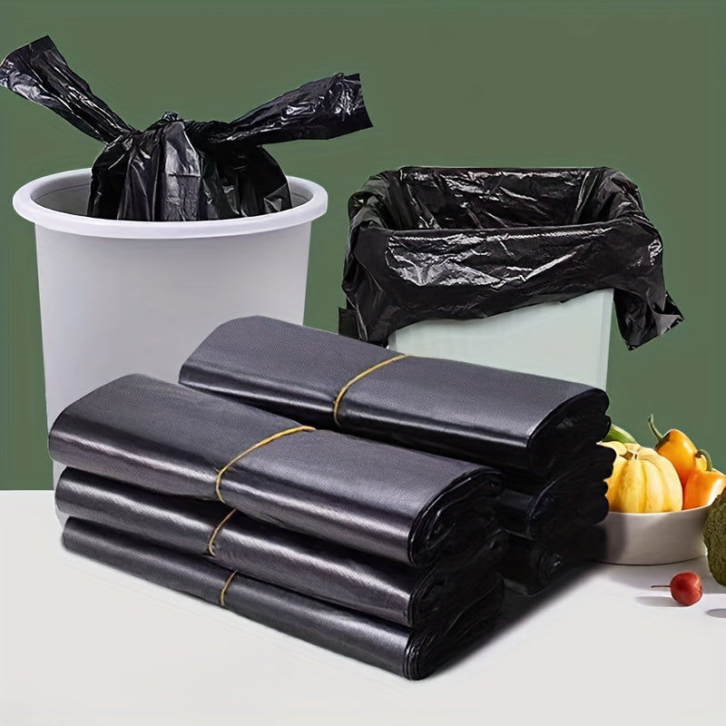 Multipurpose Heavy-Duty Trash Bags, 100-Pack, Perfect for Kitchen, Bathroom, Pet Toilets, Outdoor, Office & Car Use. Comes in 8.66 x 13.77 & 25.98 x 41.99 cm sizes, Disposable Waste Sorting Bags made of HDPE