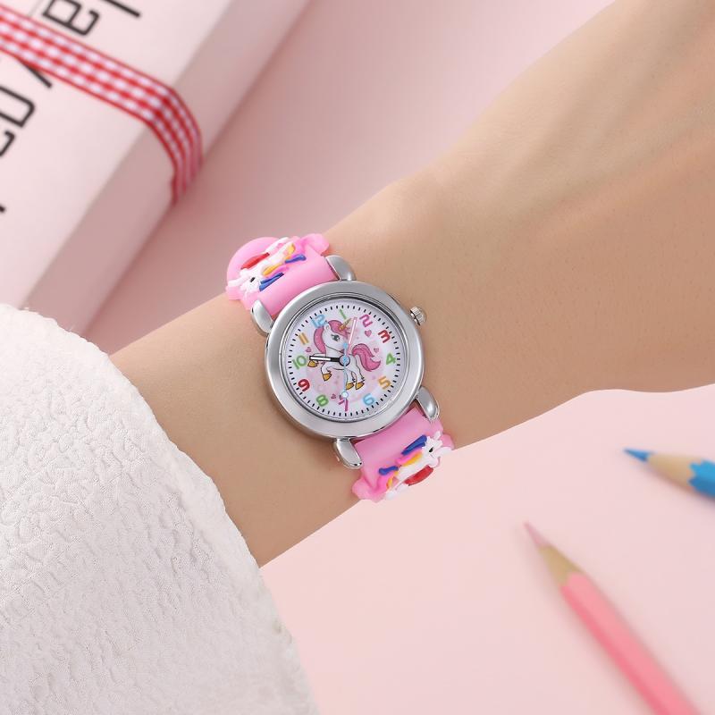 Dobroa's cute and colorful cartoon wrist watch is perfect for fashion-forward kids aged 3-14. Featuring a PVC strap, plastic case, cute round dial with quartz movement, and non-waterproof