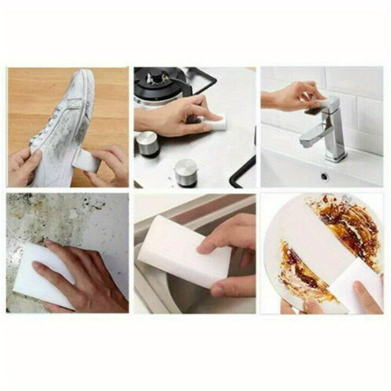 Introducing the Magic Sponge Wipes, the ultimate cleaning solution for your home and car! These super absorbent melamine foam wipes are perfect for all your cleaning needs. 
With their multipurpose design, they can be used for gentle car washes