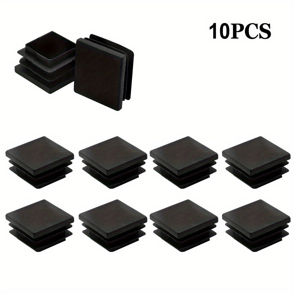 Square floor protector caps with high quality, measuring 60*60mm, designed for home use on chair furniture plastic tubes.