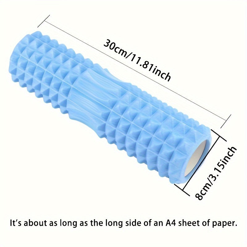 1pc Durable Mini Foam Roller for Back Exercise and Mobility Enhancement - Suitable for Yoga, Pilates, and Gym - No power required, battery-free, home use, made with thermoplastic elastomer