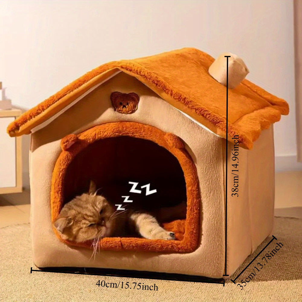 All-Season Washable Pet House for Small Dogs & Cats with Multiple Style Options