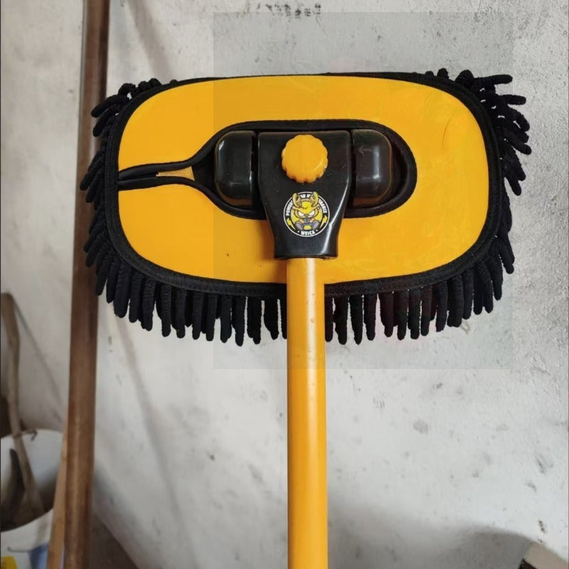 Get your hands on the Aluminum Car Wash Mop - a versatile cleaning tool for all your wet and dry cleaning needs. This advanced mop is specially designed for truck cleaning, but is also perfect for home use. With adjustable length and corner access