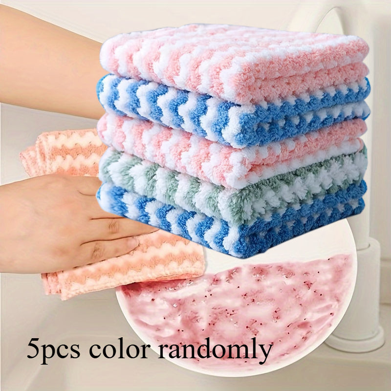 Soft and Absorbent Microfiber Cleaning Cloths - Machine Washable Towels for Kitchen, Bathroom, Car, and Windows - Multi-Purpose Household Cleaning set