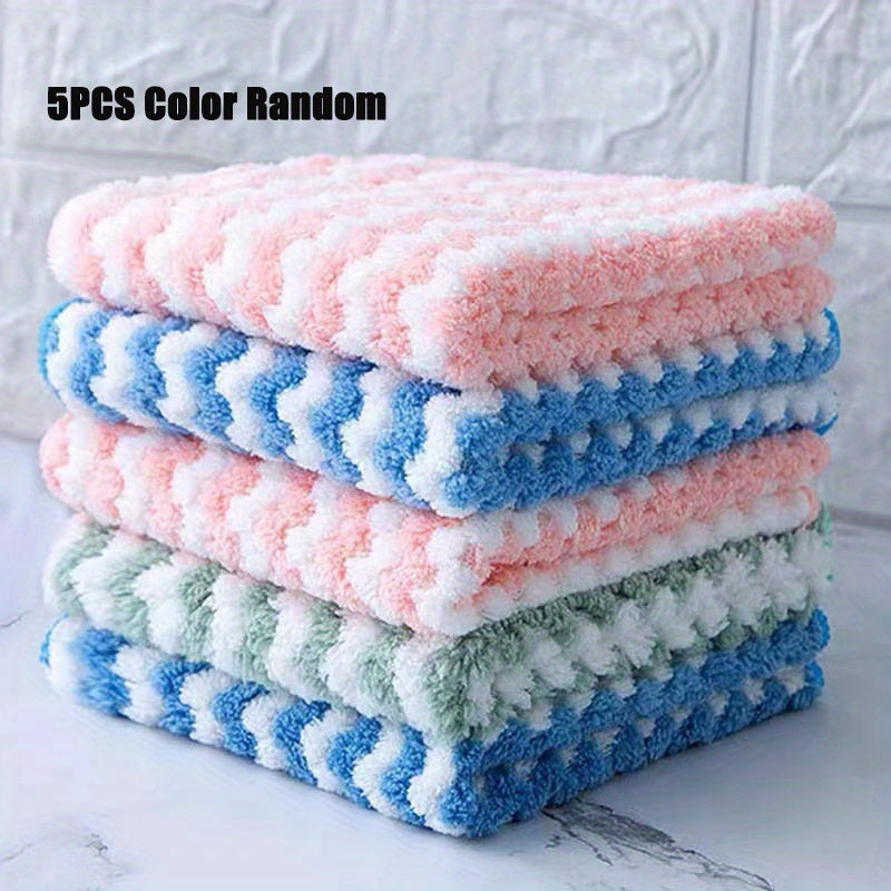 Soft and Absorbent Microfiber Cleaning Cloths - Machine Washable Towels for Kitchen, Bathroom, Car, and Windows - Multi-Purpose Household Cleaning set