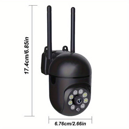 Teruhal 1440P HD WiFi Security Camera offers Color Night Vision, AI Motion Detection, Two-Way Audio & Real-Time Video - Perfect for Indoor Wall Mount, USB Powered, and Wireless Connectivity.