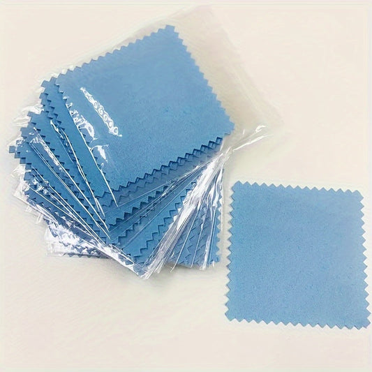 Set of 30 High-Quality Cleaning Cloths for Jewelry - Adds Brilliant Shine to Watches, Boots & Accessories, Made of Polyester without Harsh Chemicals