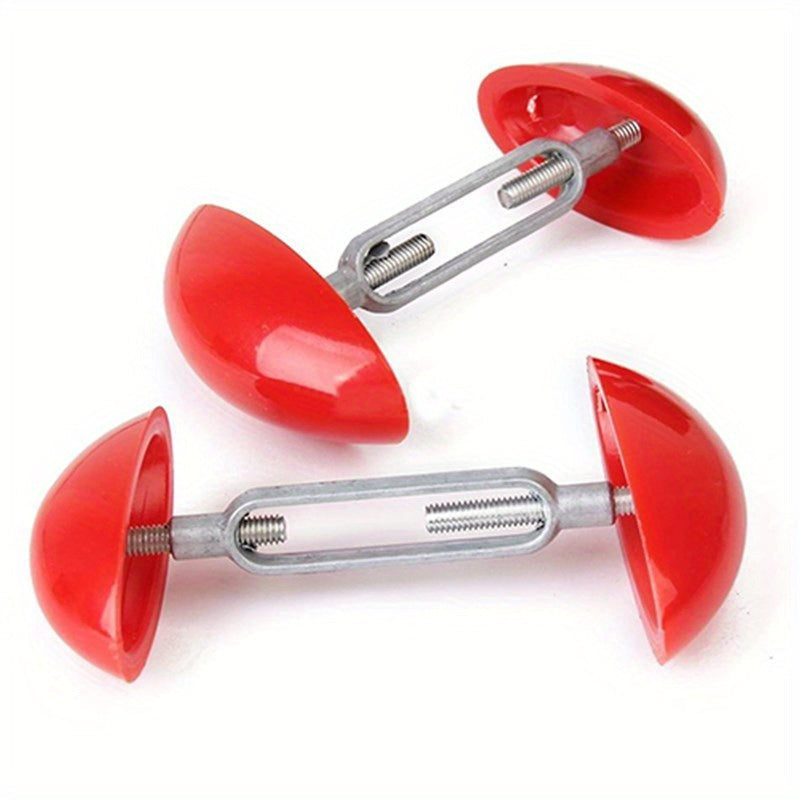 Get the perfect fit with our 1 Pair Mini Shoe Stretcher Set! These adjustable metal and plastic shoe expanders are designed to stretch your footwear in various room types. Portable and no electricity needed.