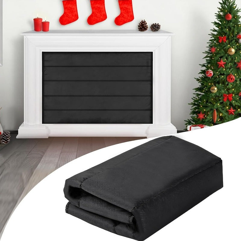 Keep drafts out with the 1pc HeatShield Magnetic Fireplace Draft Stopper. Made from PVC material, this energy-saving indoor fireplace cover features strong adhesion and easy installation on metal frames. Built-in magnets provide a secure fit, ensuring