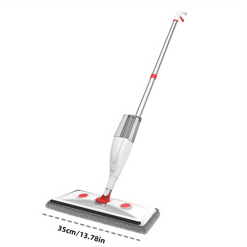 Spray Mop with Built-In Scraper - Conveniently Cleans Windows & Floors Hands-Free, Spacious Capacity for Bedrooms, Bathrooms, and Living Rooms