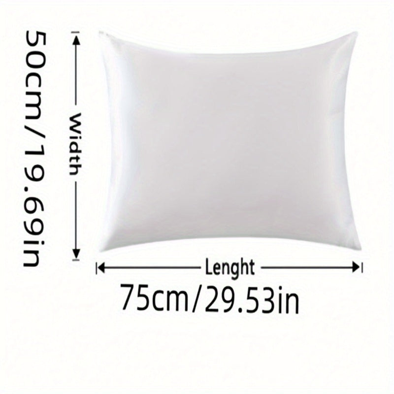 High quality set of 2 brushed microfiber pillowcases with a stylish floral and geometric print. Made of durable polyester with a flat screen print design. These pillowcases do not come with an insert and feature an envelope closure. They are machine