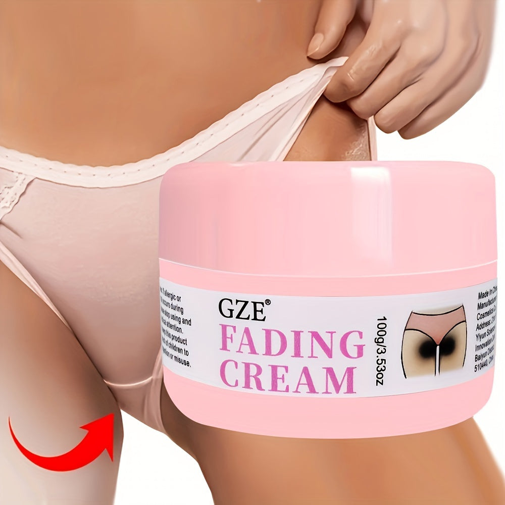 Moisturizing cream with Vitamin C and Glycerin for all skin types, alcohol-free. Can be used on intimate areas and problem areas like underarms, knees, elbows, inner thighs, and bikini zone.