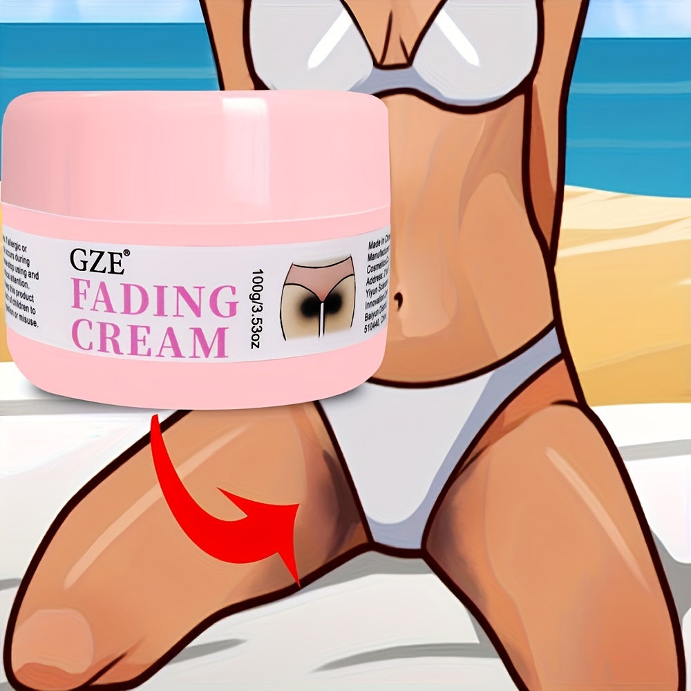 Moisturizing cream with Vitamin C and Glycerin for all skin types, alcohol-free. Can be used on intimate areas and problem areas like underarms, knees, elbows, inner thighs, and bikini zone.