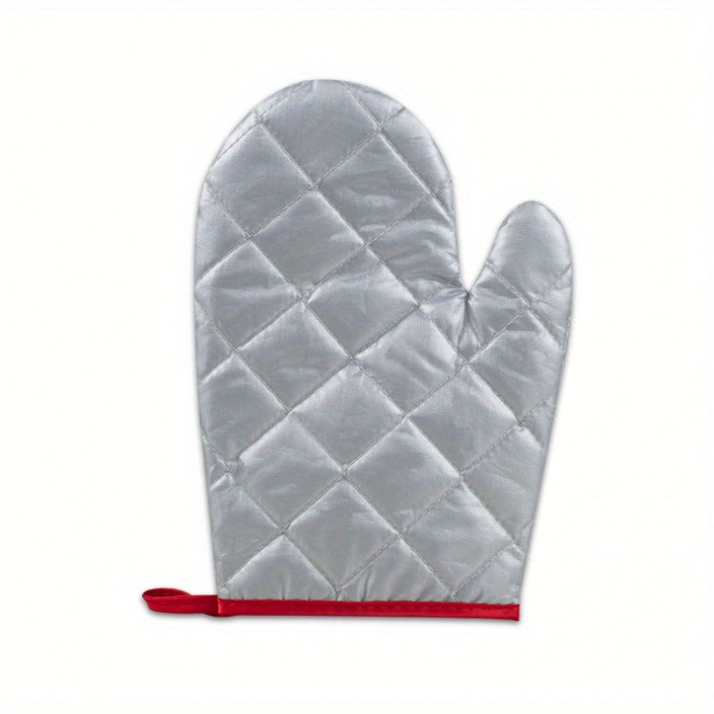 Waterproof anti-steam mitt with finger loop for garment steamers, heat resistant glove for ironing clothes, holder pad for steamers