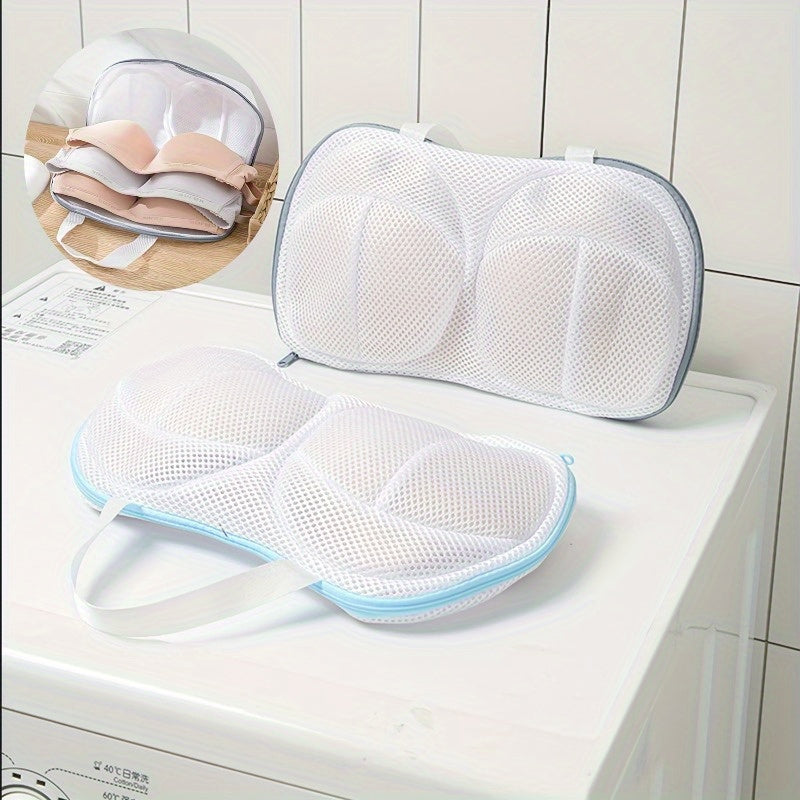 Mesh Underwear Laundry Bag - Machine Washable Organizer for Bras and Lingerie, Prevents Deformation with Zipper Closure - Ideal for Travel, Housekeeping, and Laundry Organization